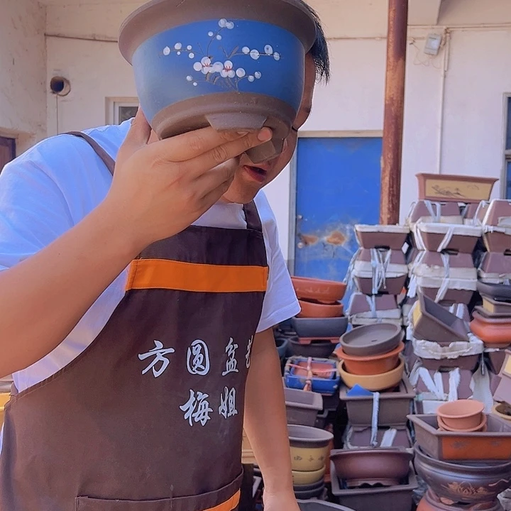 紫砂花盆紫砂花盆