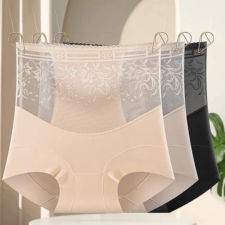 8505  新款蕾丝塑身高腰提臀无痕收腹打底裤