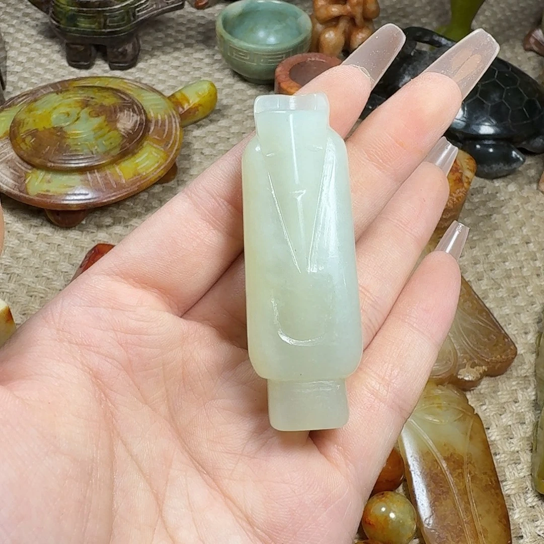 白玉菩提吊坠挂件