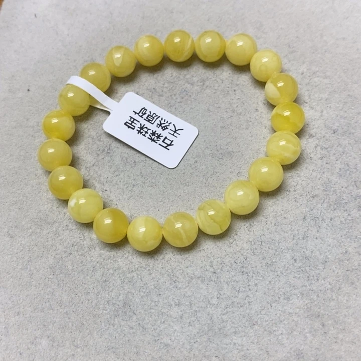 蜜蜡未镶嵌裸石串