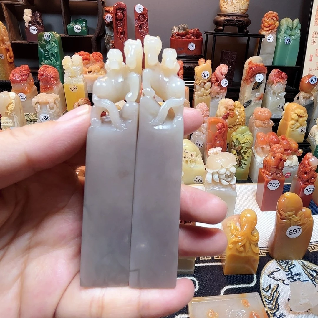 寿山石其他马上封侯对章