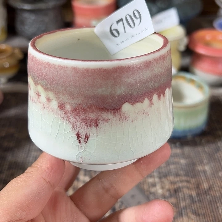 口6 手工花盆满30包邮