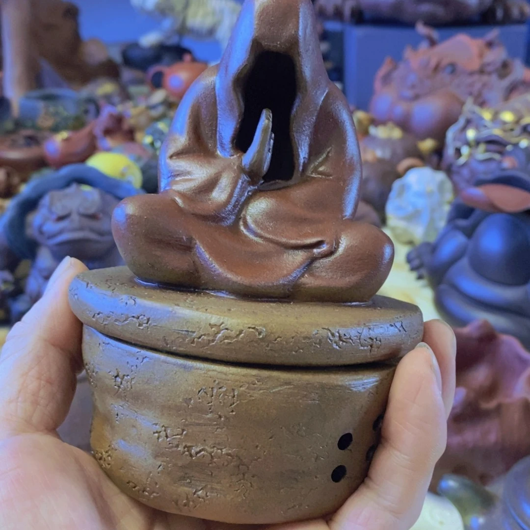 茶杯绿泥紫砂紫砂