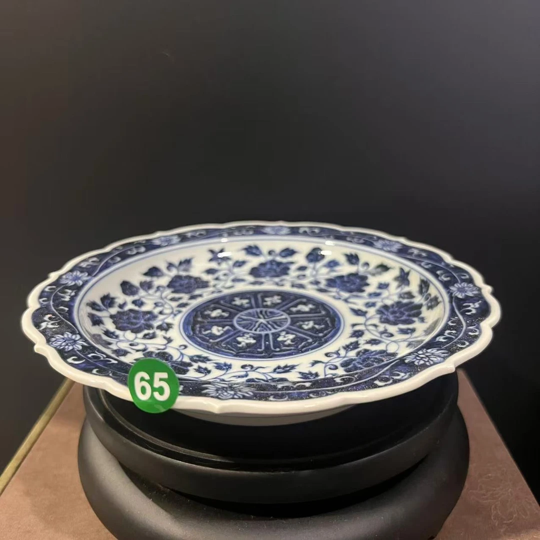 【师老师专属1114-365】YPD-365-陶瓷青花缠枝纹满绘壶承-3,4*18cm