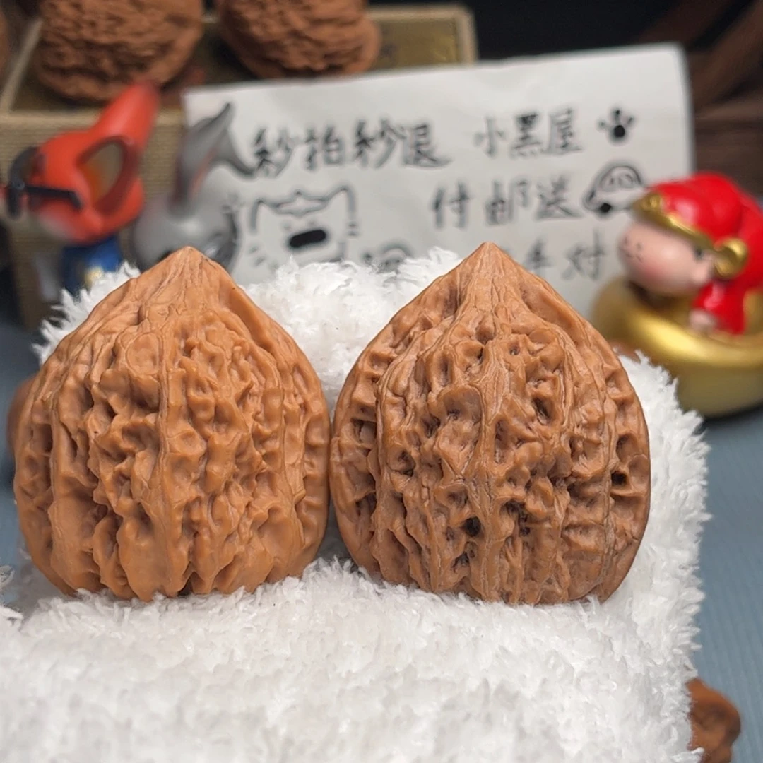 文玩核桃把件老款鸡心复刻对44毕业对 全品