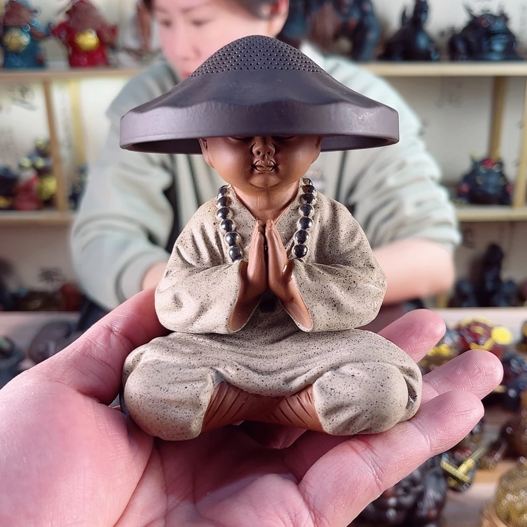 紫砂茶宠紫陶树脂茶宠摆件