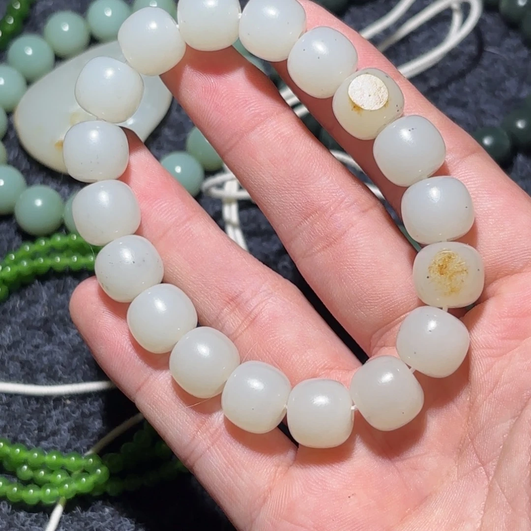 火****和田玉未镶嵌手链