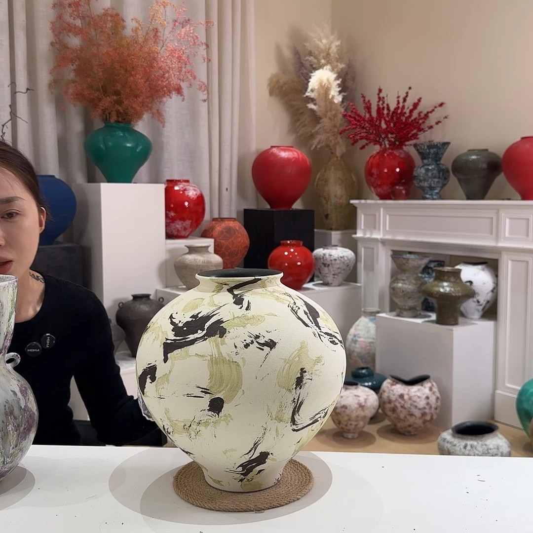 摆件花瓶口10高29闪拍98