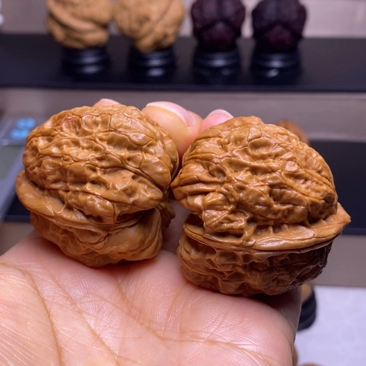 把件文玩核桃霸王蟾疙瘩包35