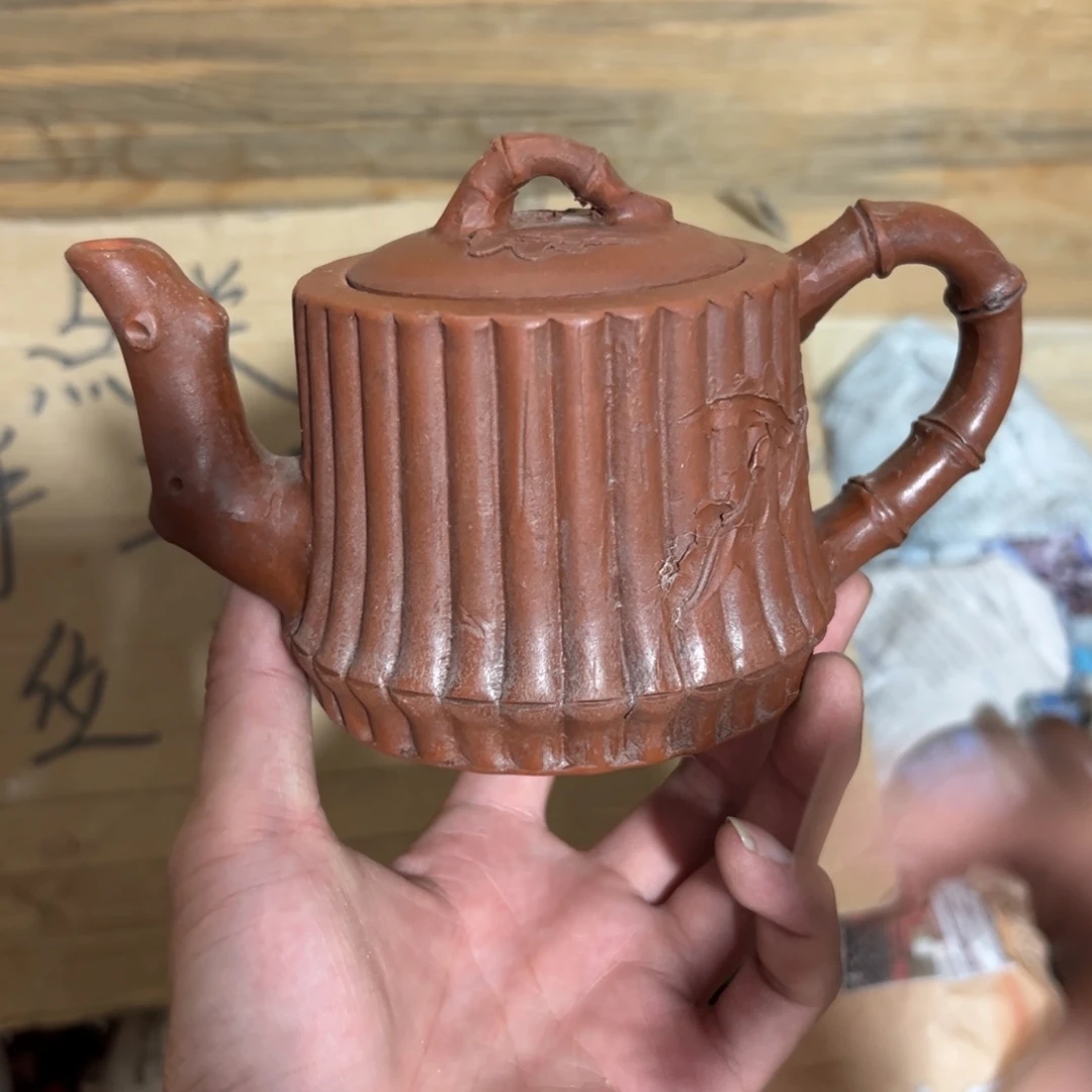 茶壶紫砂老厂紫砂壶一件！