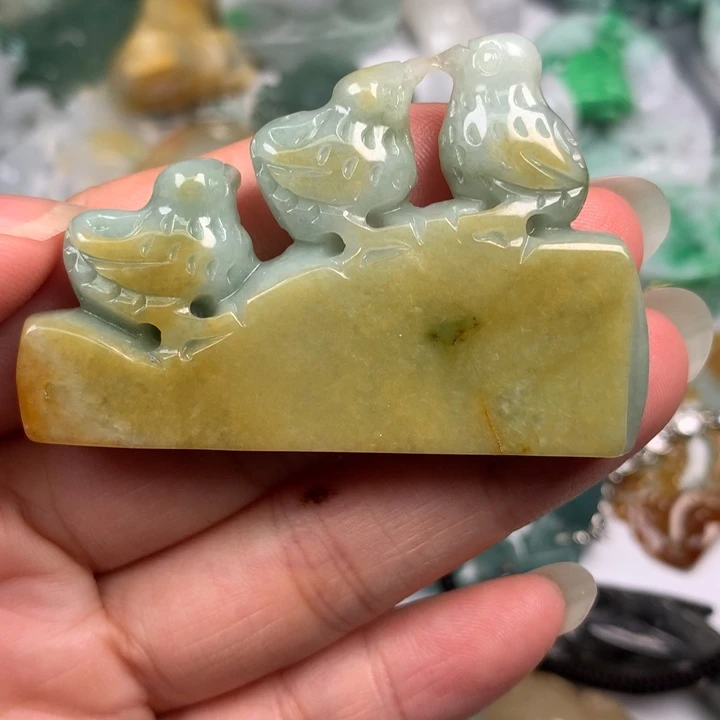 颈饰未镶嵌翡翠翡翠