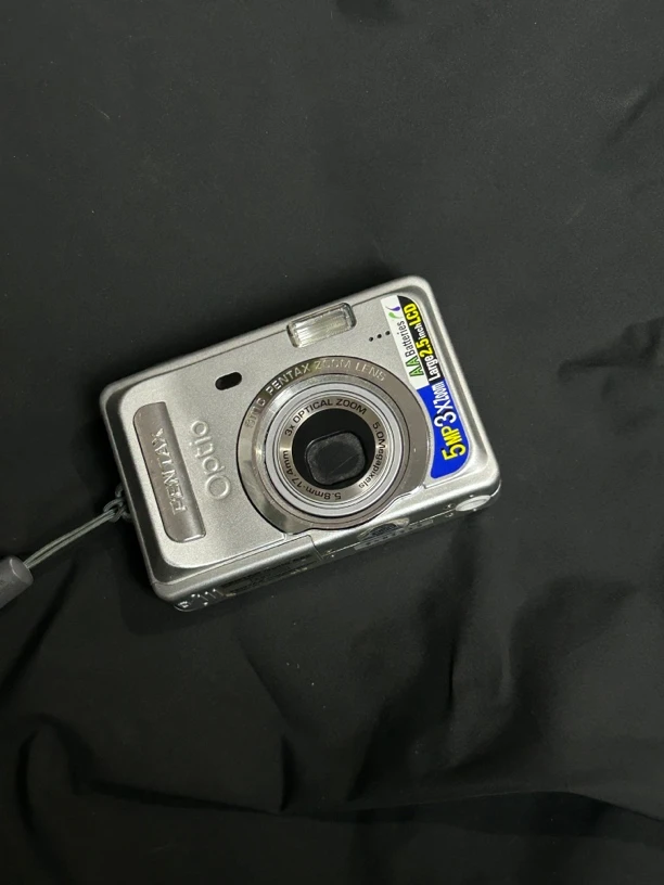 95新 Pentax/宾得 s55 银色 喵喵机 复古ccd数码相机 五号电池