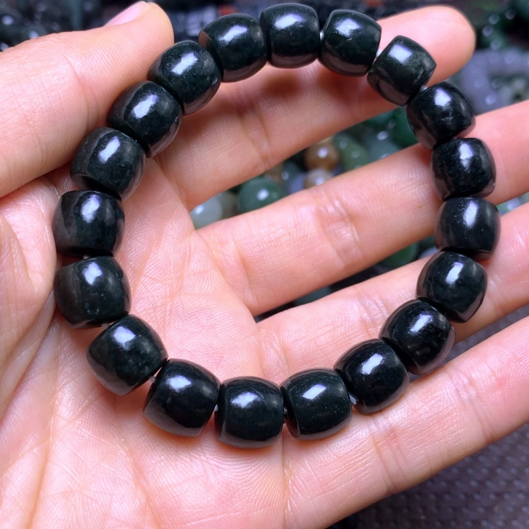 和田玉未镶嵌手链12