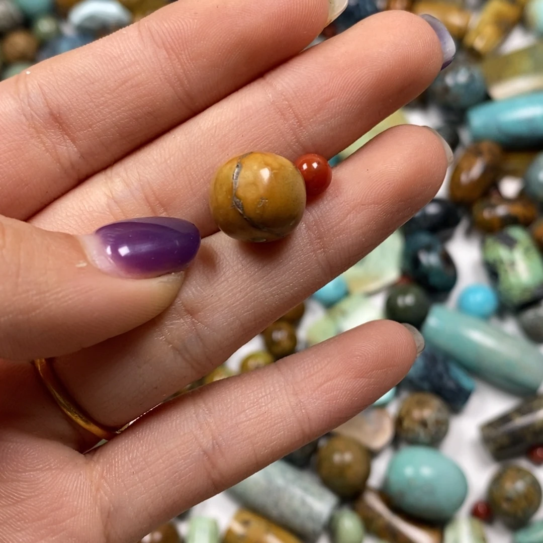 破***房南红玛瑙合金珠宝半成品