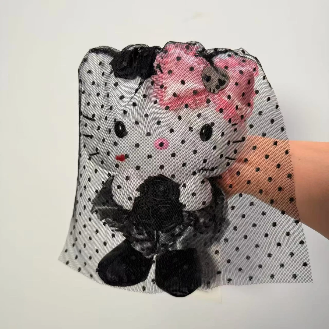 【美版正品】HelloKitty 万圣节限定新娘头纱Kitty 潮玩公仔