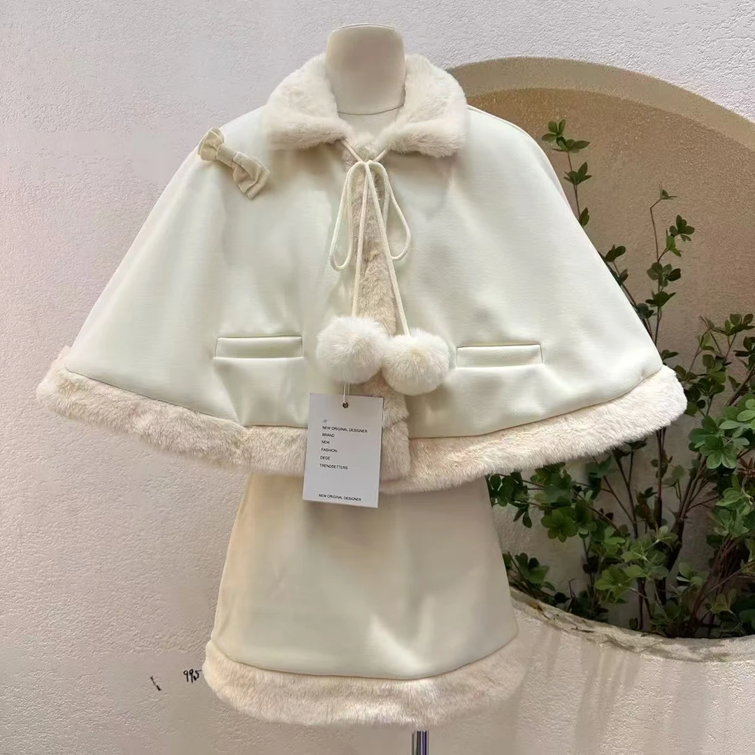 W00780斗篷时尚套装