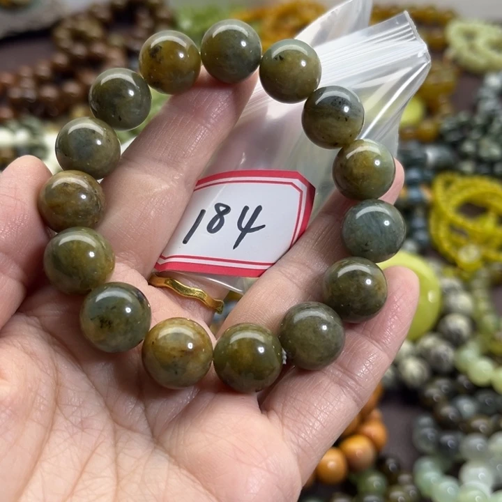 蛇纹石玉未镶嵌手链