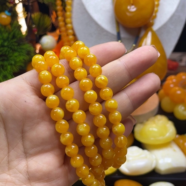 财***Y非金属老蜡108念珠