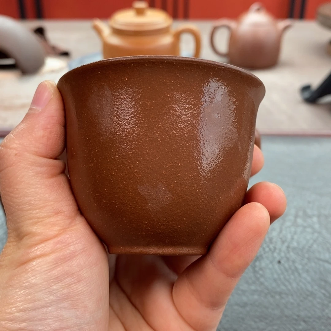 茶壶紫砂紫泥铃铛杯100cc