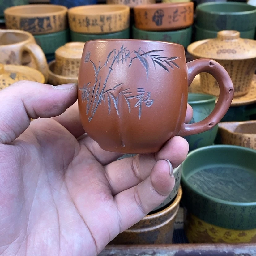 【闪购商品】紫砂杯子宜兴全手工紫砂杯
