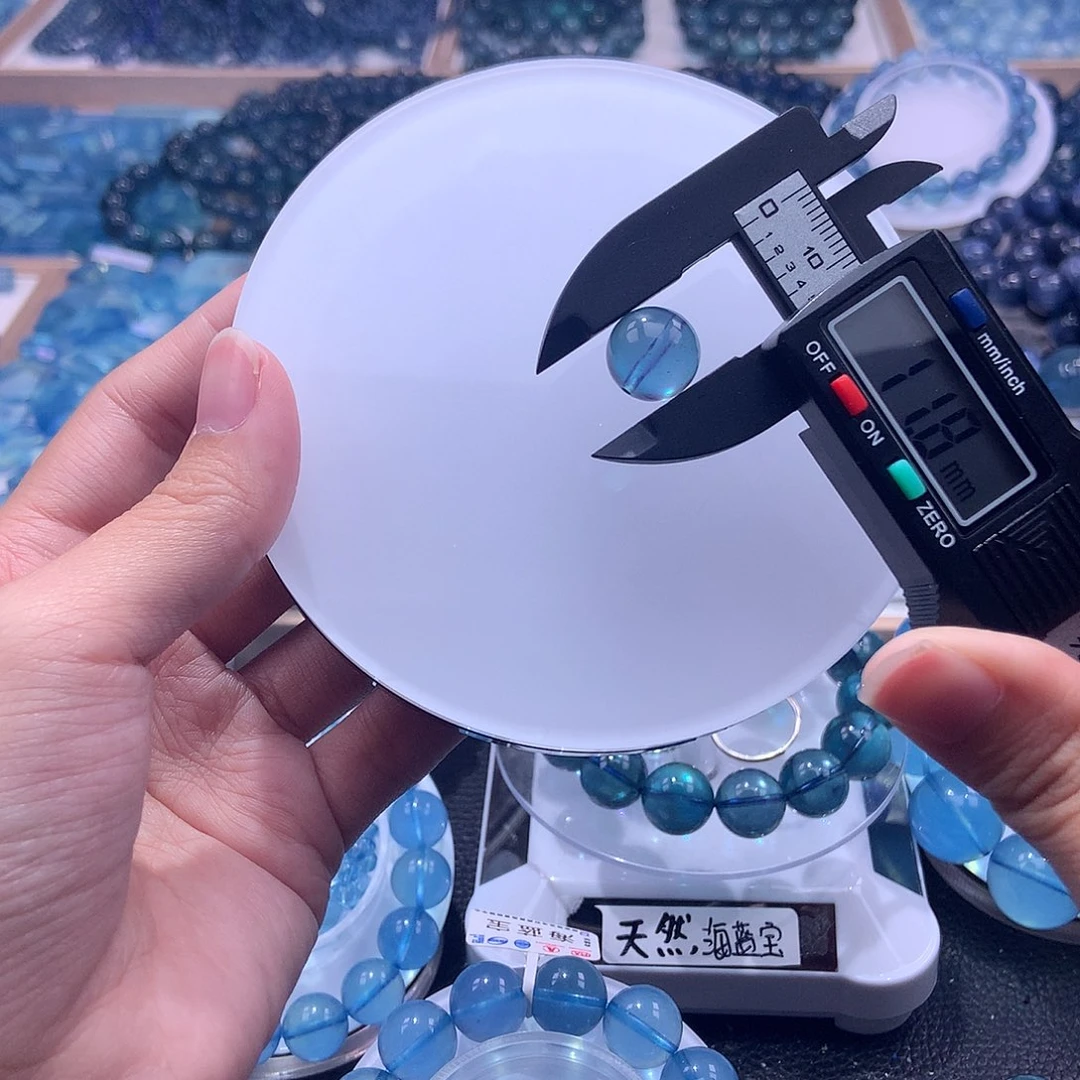 未镶嵌手链水晶11mm叠拍2件 188元