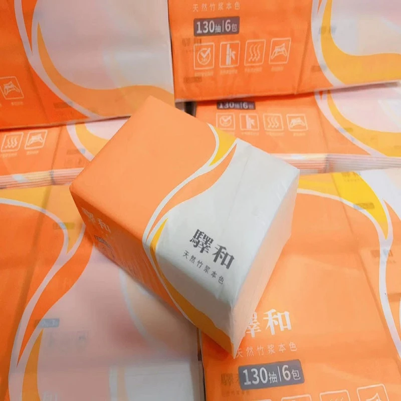 驿和 【重邮忠县馆】天然竹浆本色抽纸1提6包