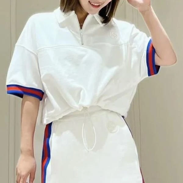 95新 GUCCI/古驰 95新/ Gucci/短袖拼接上衣 /Xs码/Xsp37117