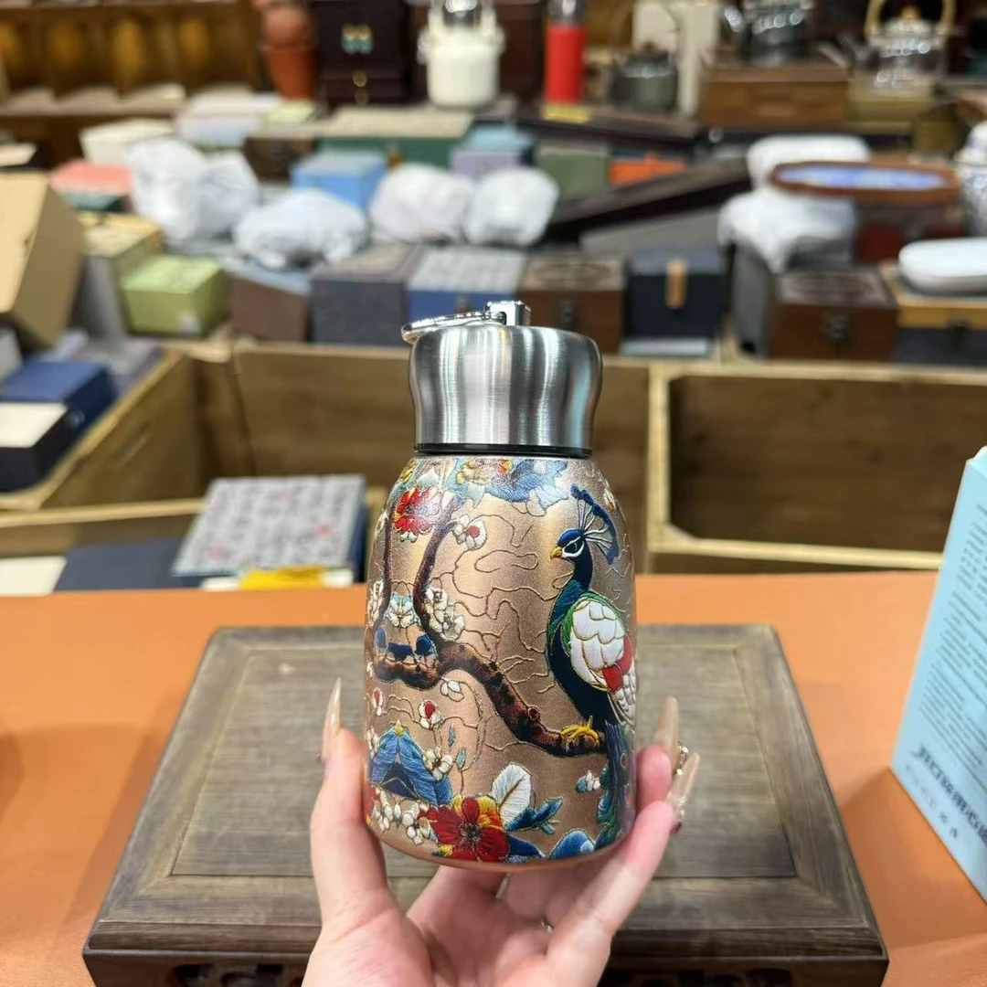 （胡子茶器）国潮风迷你小胖丁保温杯 1737