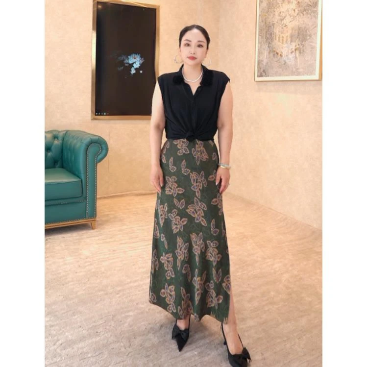 【王哥&原创】半身裙.高腰包臀侧开叉网红鱼尾裙子女夏中长款256320