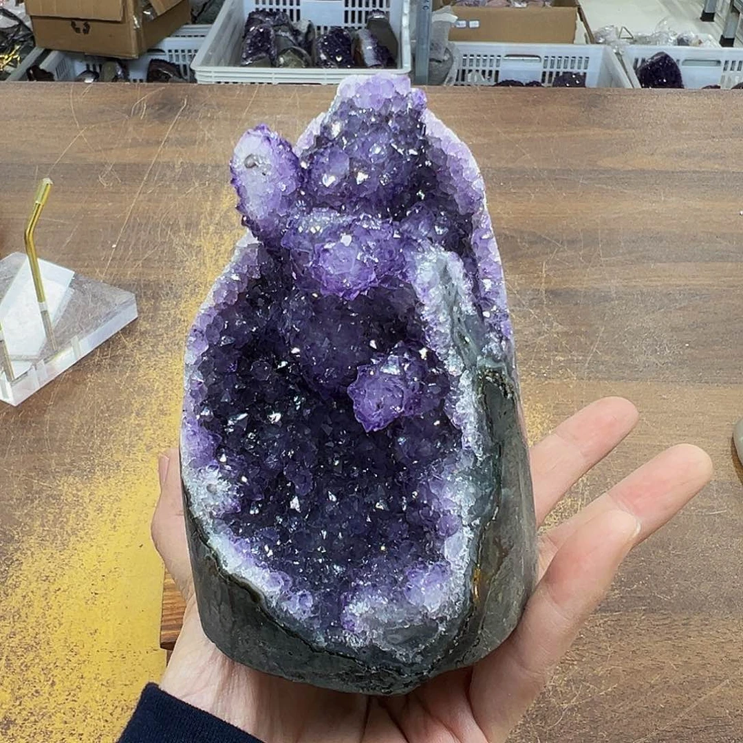 紫晶摆件未镶嵌福利