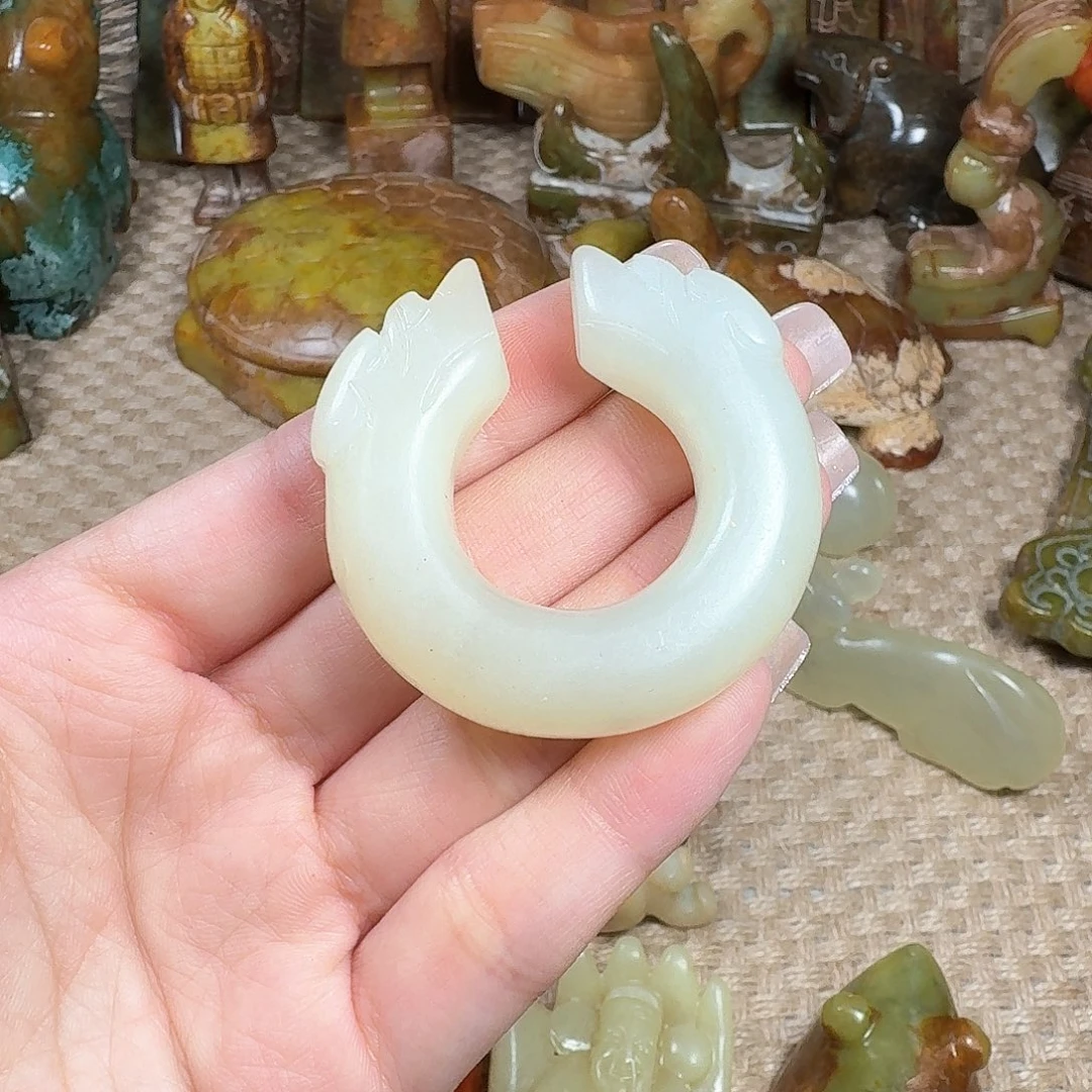 白玉菩提吊坠挂件