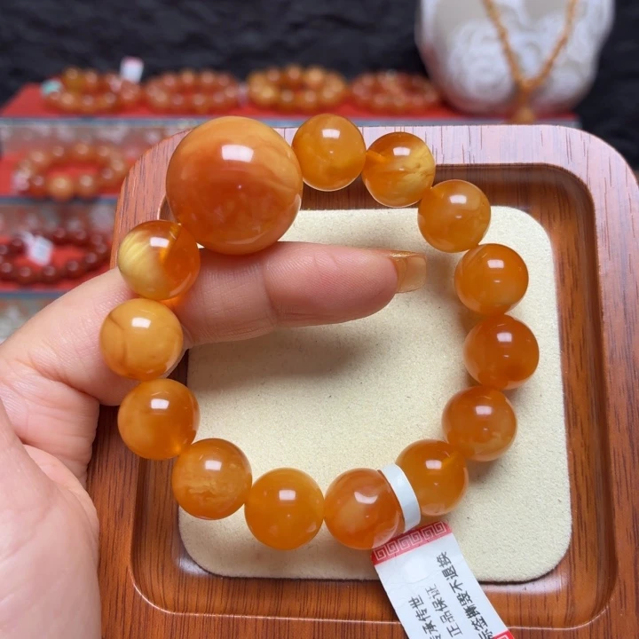 蜜蜡未镶嵌手链手串