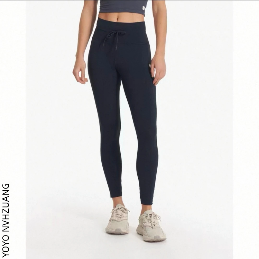 【抽绳款瑜伽裤】女士保暖运动长裤