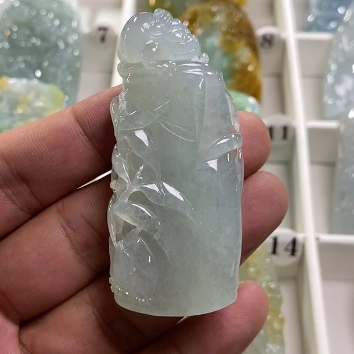 颈饰未镶嵌翡翠竹节