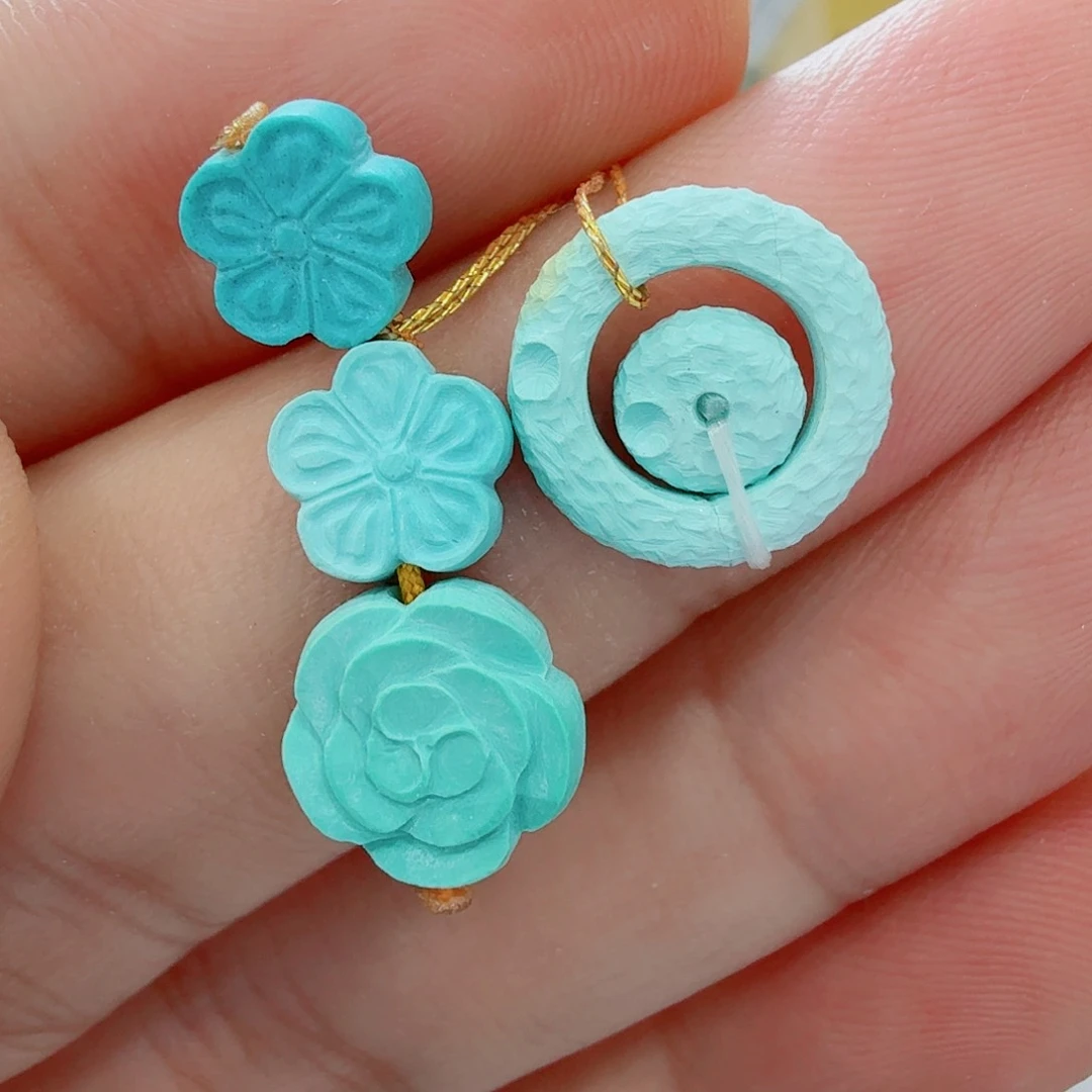 绿松石未镶嵌配饰