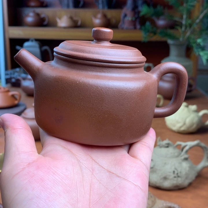 茶壶紫砂精品花泥半手工容量230