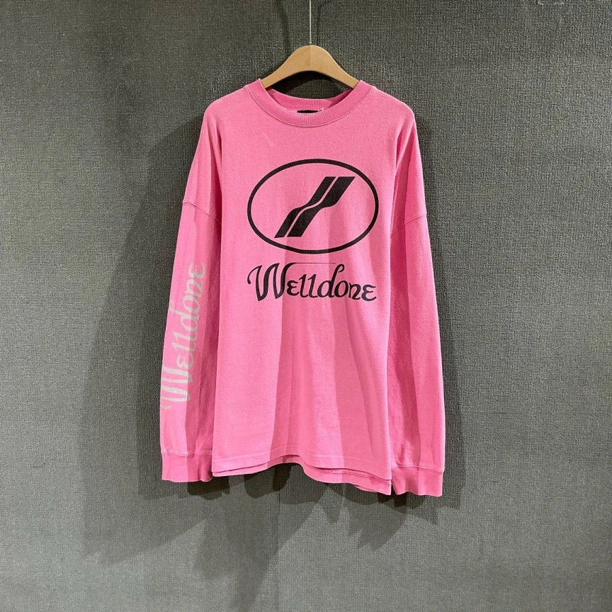 95新 WE11 DONE （pm）粉色长袖L码/2497