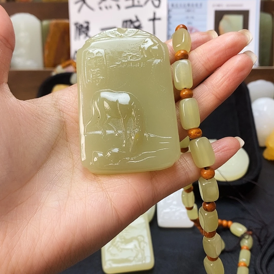新疆昆仑山料方解石玉31