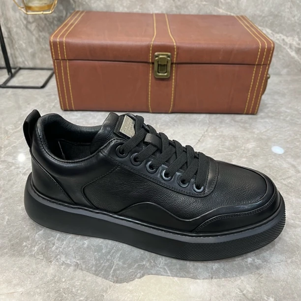376-1【单鞋】广州春季新款纯皮休闲男鞋