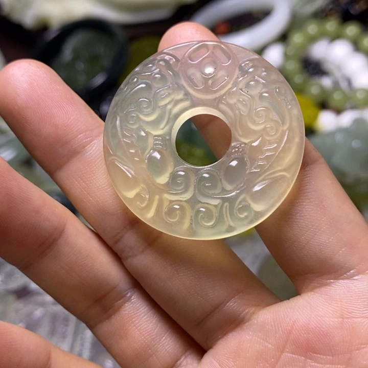 未镶嵌岫玉岫玉颈饰