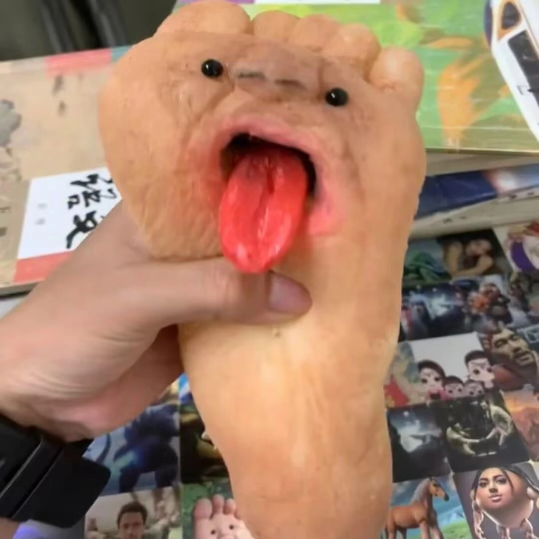 搞怪脚丫抽象玉足Q弹解压玩具发泄搞笑恶搞好朋友搞笑玩具捏捏乐