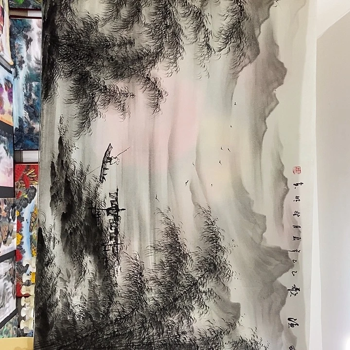 小周画廊的直播间