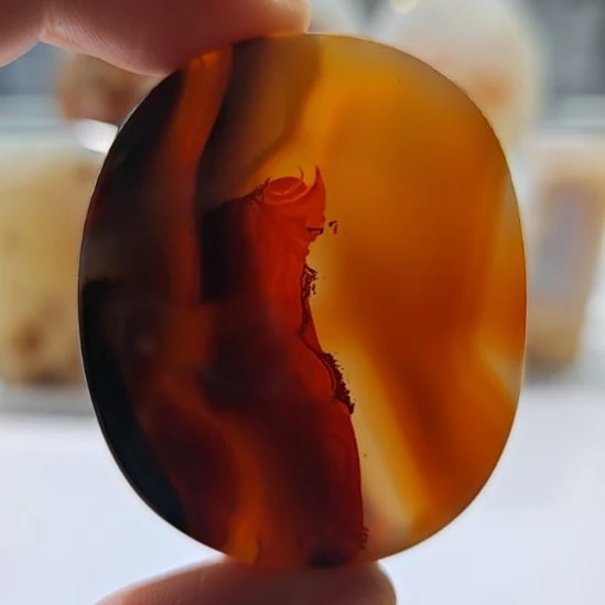 玛瑙/玉髓未镶嵌吊坠(不含链)1号