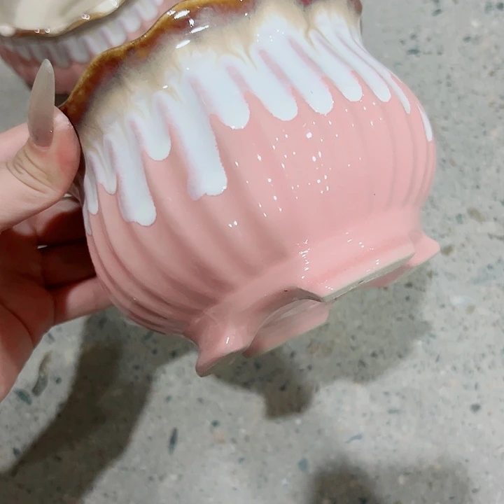 有孔，满10元发货多肉陶瓷花盆