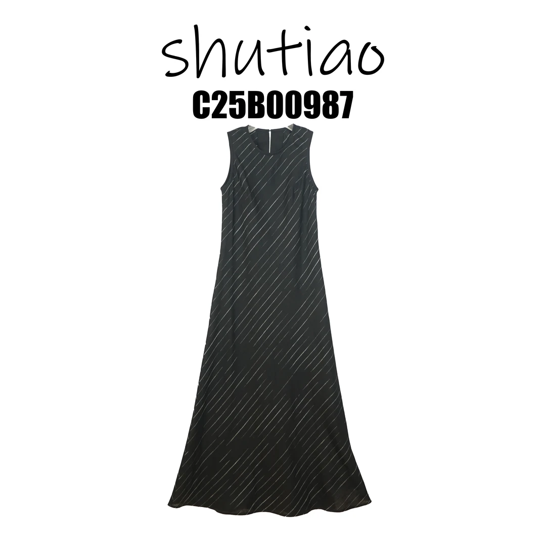 【SHUTIAO】2025春夏：新款小众设计款连衣裙C25B00987