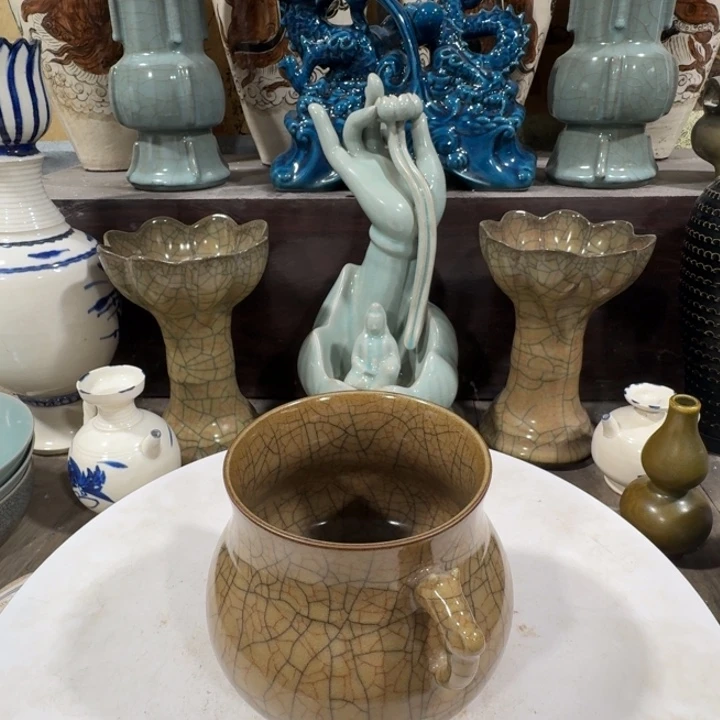 茶盏手工制作陶瓷摆件
