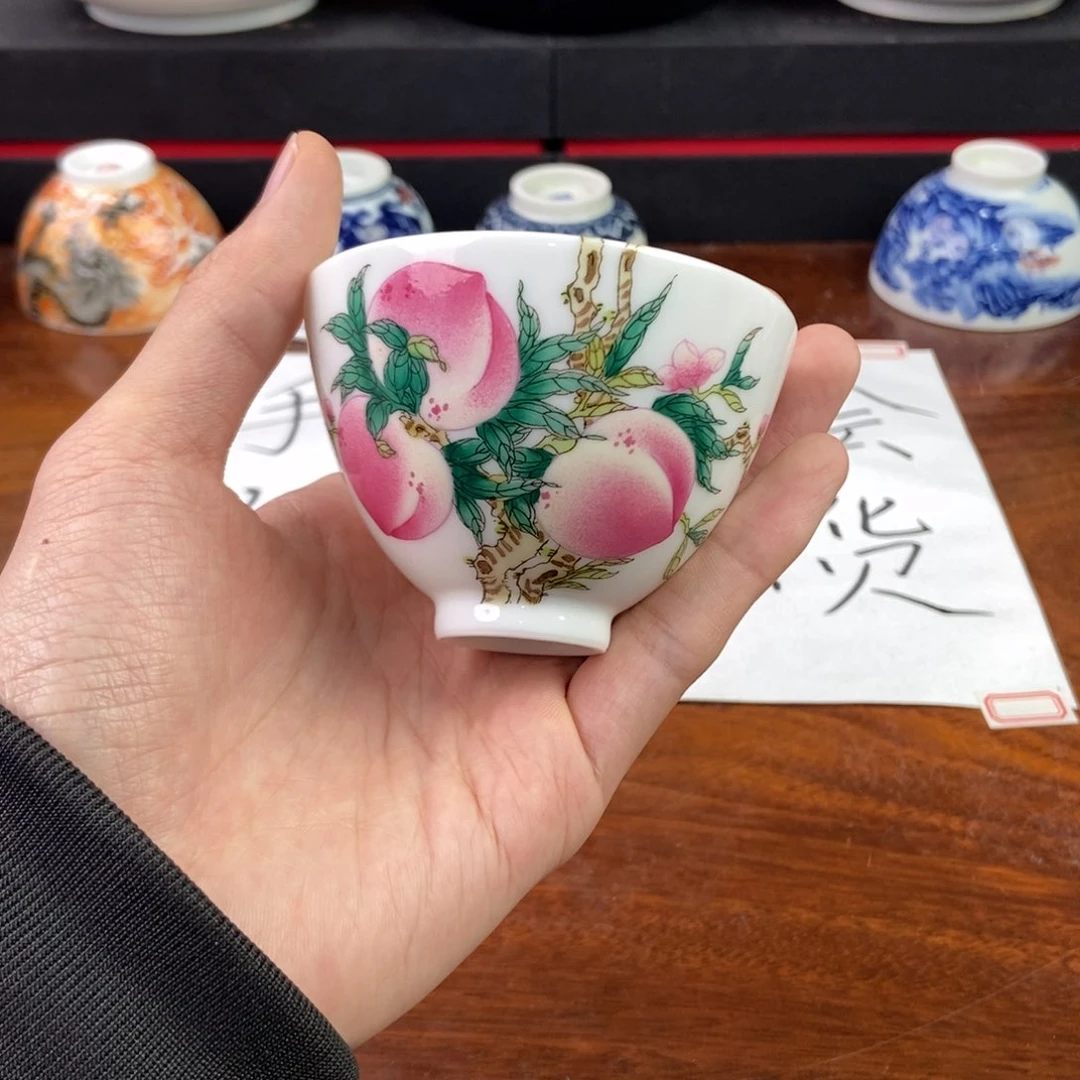 杯景德镇手绘陶瓷艺术