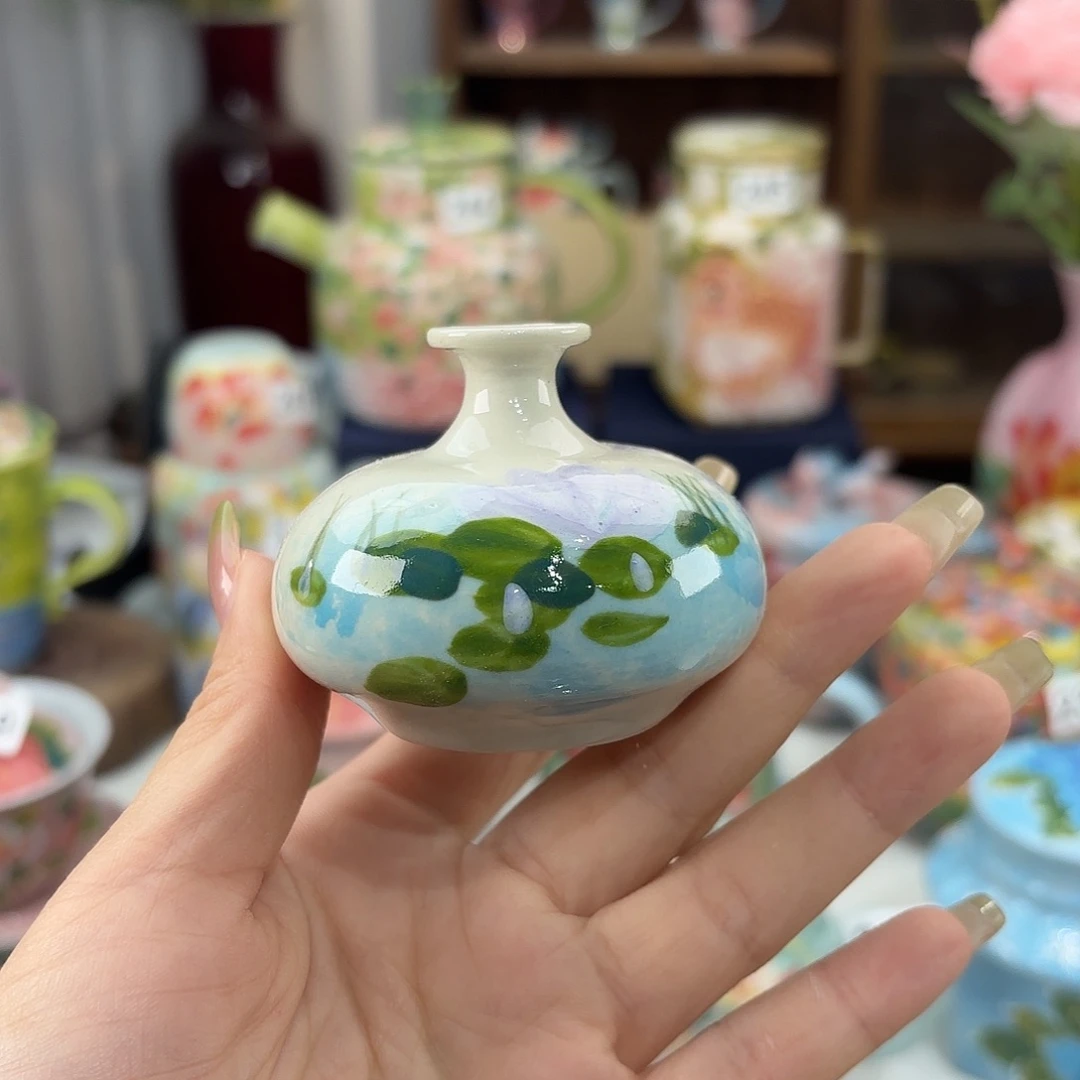 景德镇手绘高温釉下彩陶瓷茶具