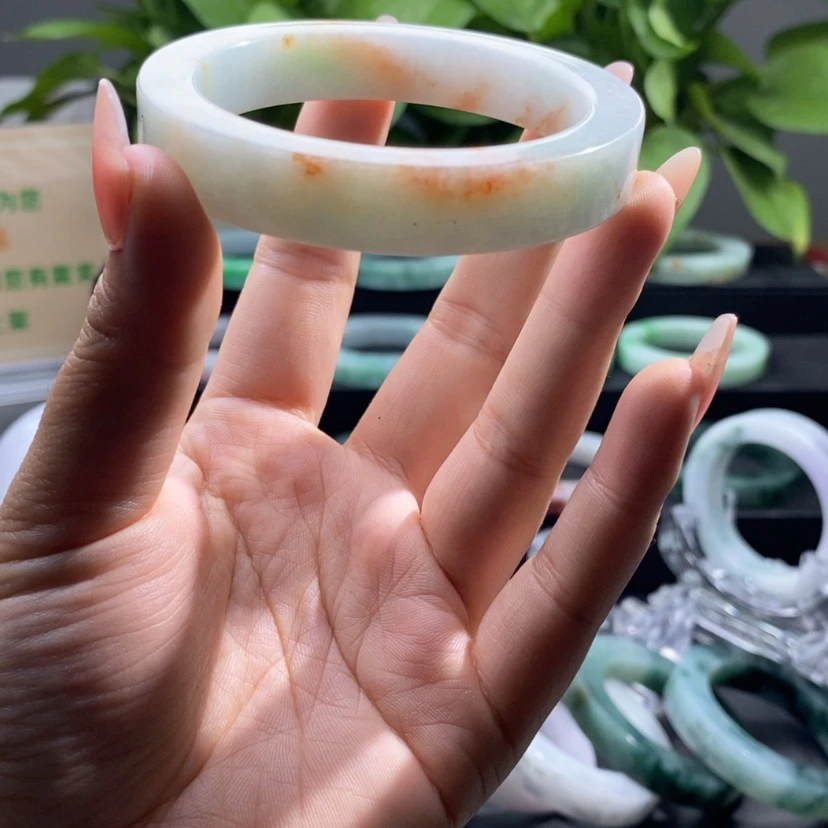 【闪购商品】定制翡翠翡翠手镯未镶嵌水**穿