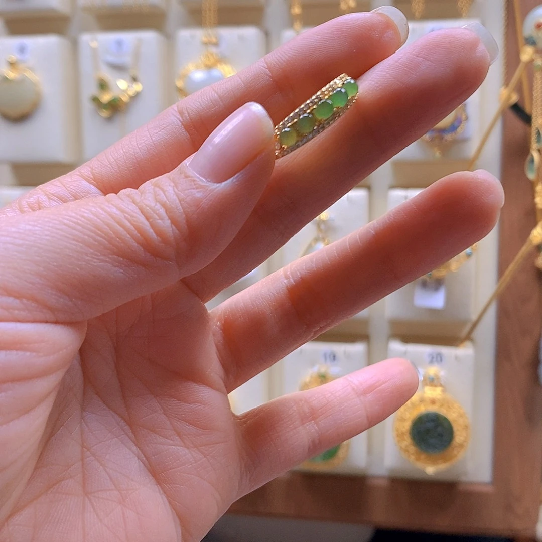 和田玉银S925镶嵌颈饰